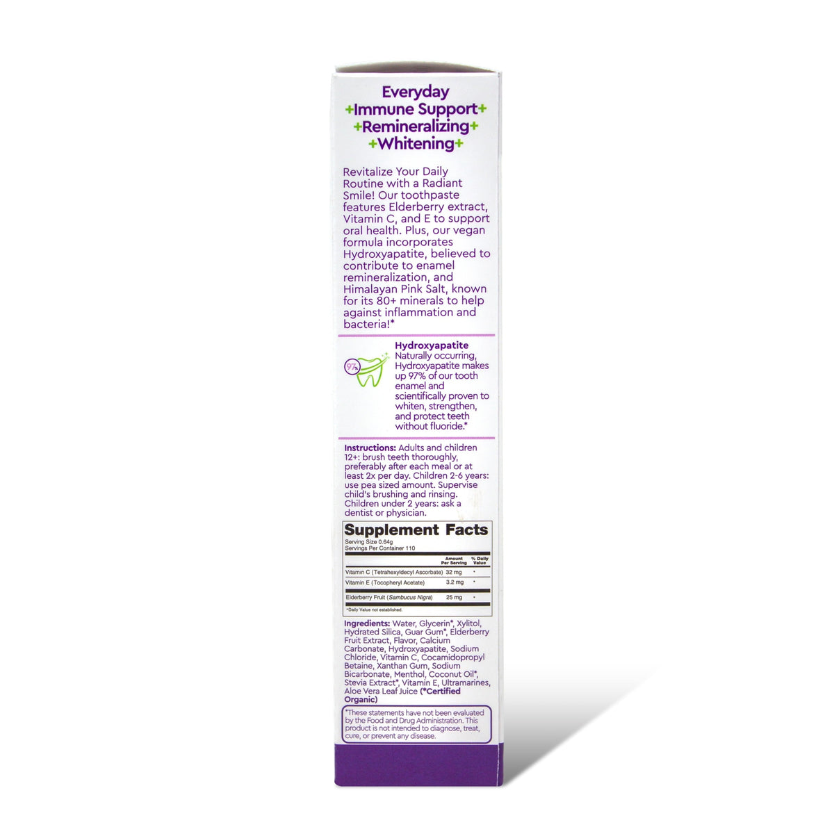 Everyday Home Immuni-Minty Adult Toothpaste for daily home and personal routines with oral care