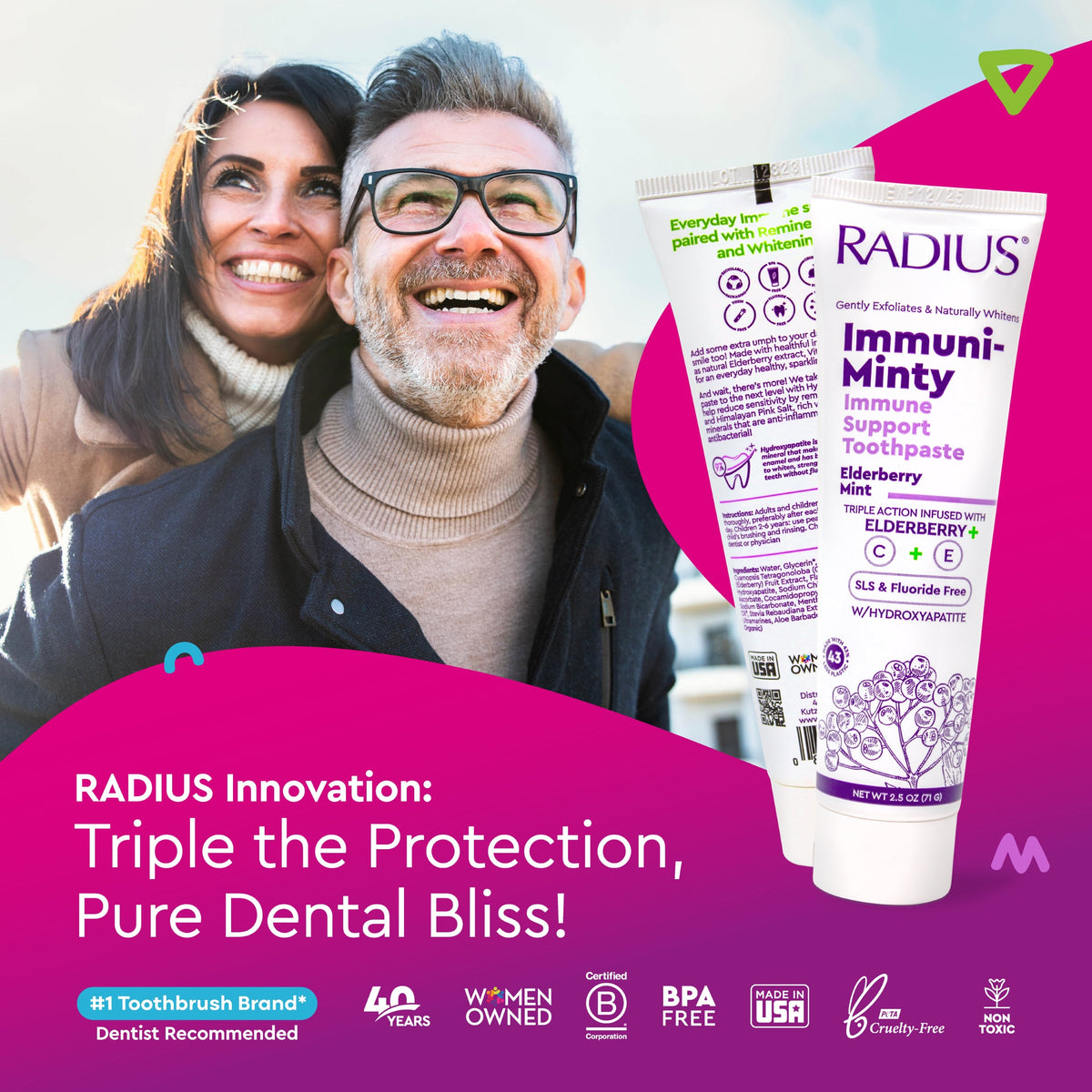 Everyday Home Immuni-Minty Adult Toothpaste for daily home and personal routines with oral care