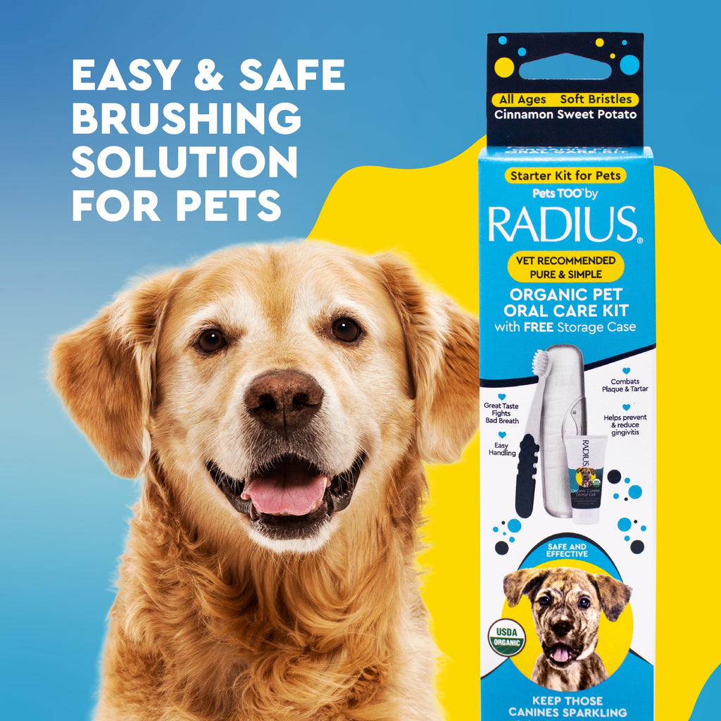 Practical Living Canine Organic Dental Solutions Kit, All Ages for daily home and personal routines with oral care