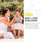 Home Essentials Baby + Kids Lotion Tin SPF 30 for daily home and personal routines with facial skin and sun care