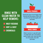 Practical Living Fruit and Veggie Clean Produce Wash Spray for daily home and personal routines with general everyday essentials