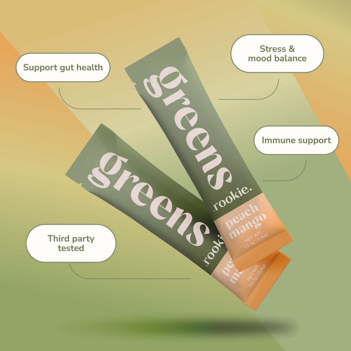 Home Essentials Greens + Superfood for daily home and personal routines with pantry foods and beverages