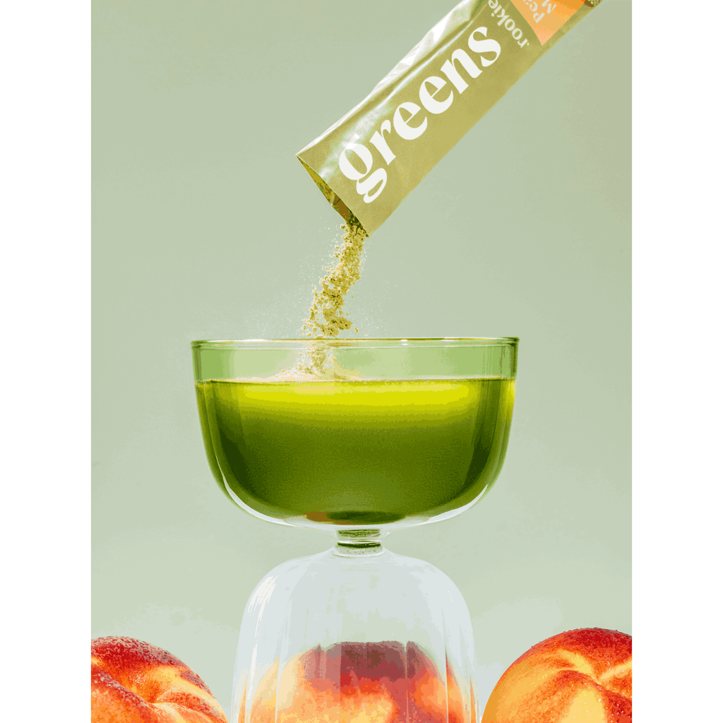 Home Essentials Greens + Superfood for daily home and personal routines with pantry foods and beverages