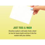 Daily Care Laundry Detergent Sheets for daily home and personal routines with cleaning laundry and paper products
