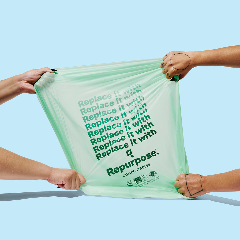 Practical Living Compostable 13-Gal Tall Kitchen Bags, Lavender Scented for daily home and personal routines with cleaning laundry and paper products