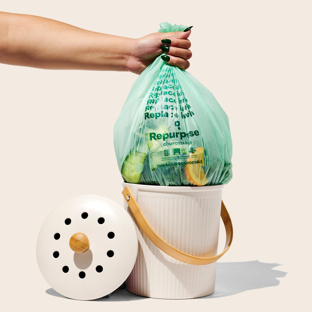 Daily Care Compostable Small Bin Bags for daily home and personal routines with cleaning laundry and paper products