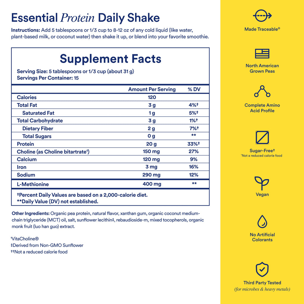 Everyday Home Essential Protein Daily Shake for daily home and personal routines with general everyday essentials