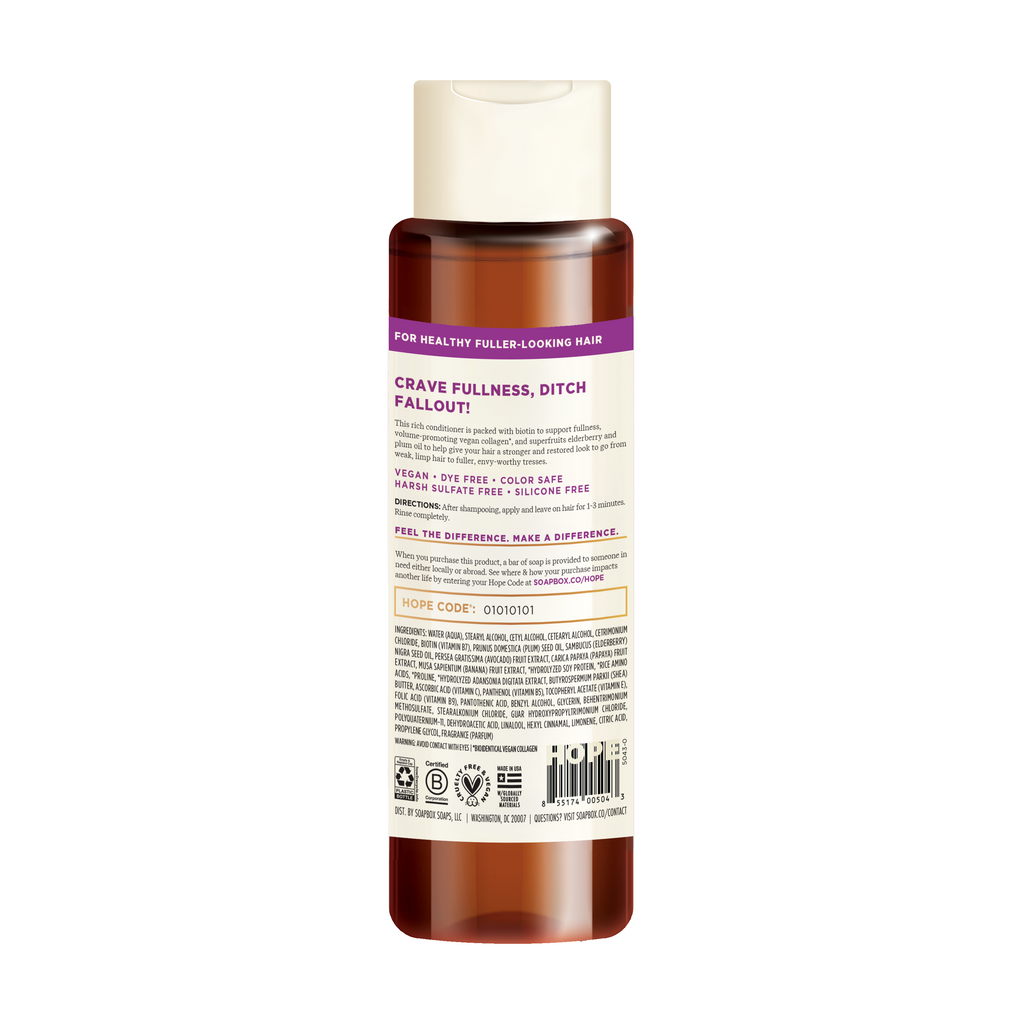Practical Living Biotin and Superfruit Restore and Volumize Conditioner for daily home and personal routines with hair care