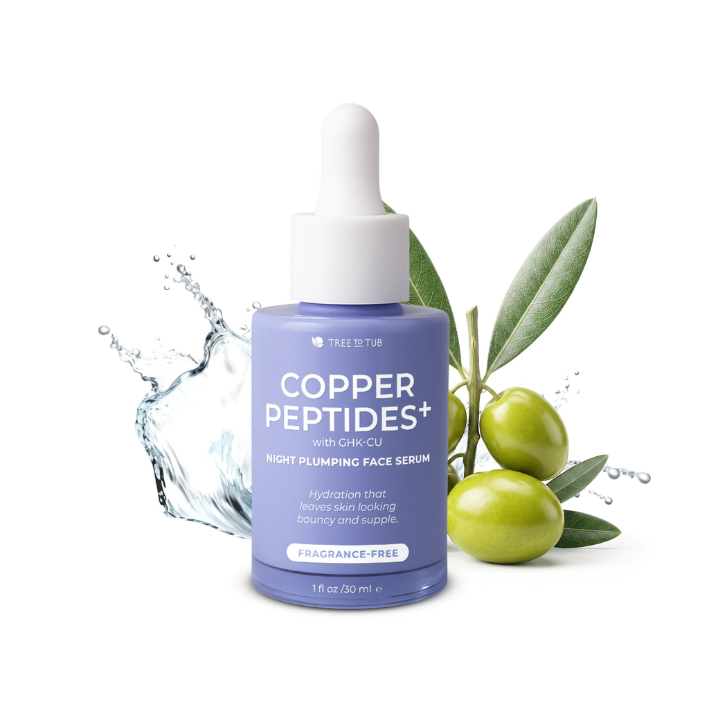 Copper Peptides Face Serum with Multi-Peptides, Triple Hyaluronic Acid & Squalane – Lightweight Hydration