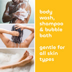 Daily Care 3-in-1 Wash - Body Wash, Shampoo and Bubble Bath Value Size for daily home and personal routines with hair care