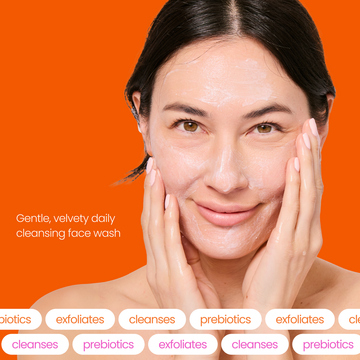 Routine Ready Feeding Frenzy Prebiotic Cleanser for daily home and personal routines with facial skin and sun care