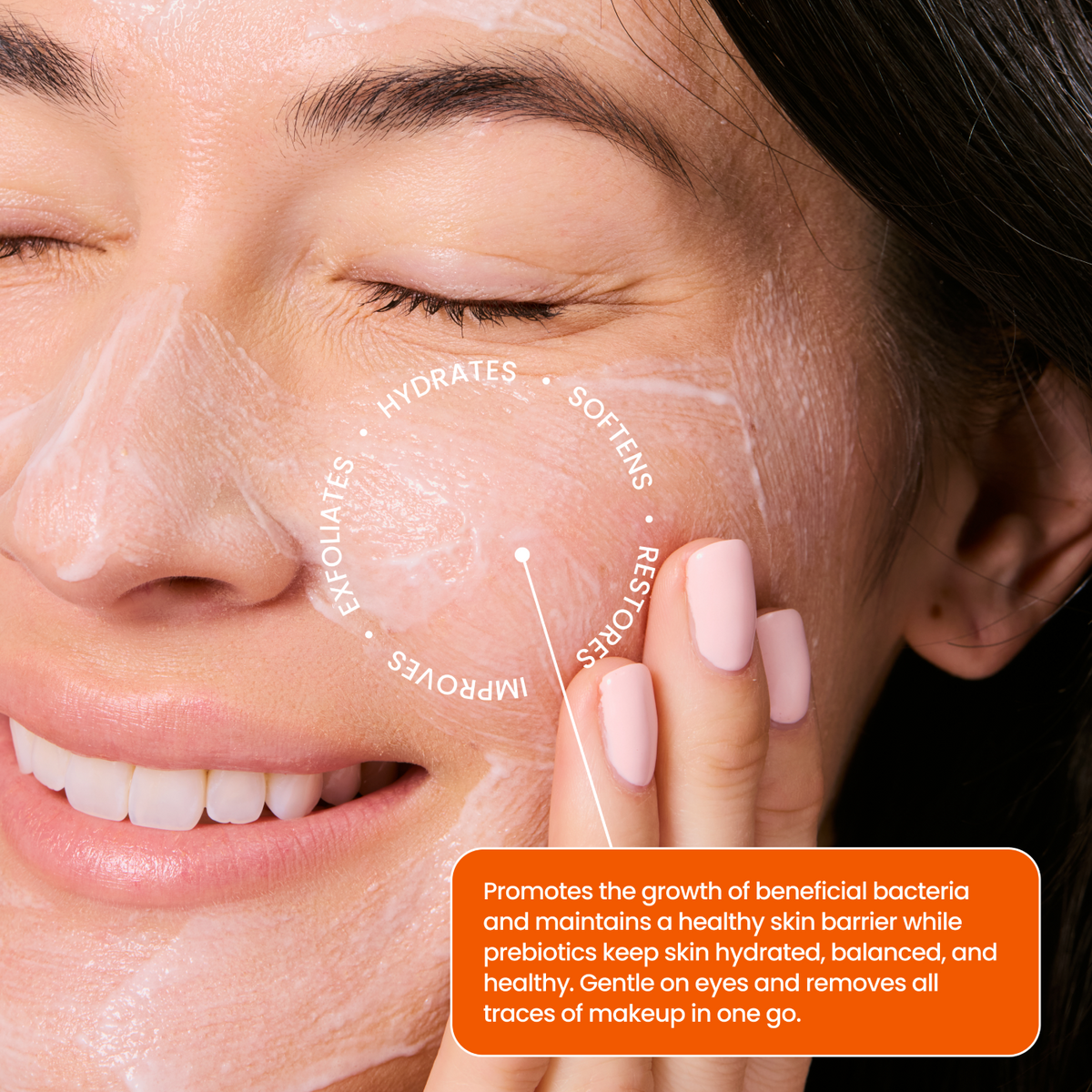 Routine Ready Feeding Frenzy Prebiotic Cleanser for daily home and personal routines with facial skin and sun care