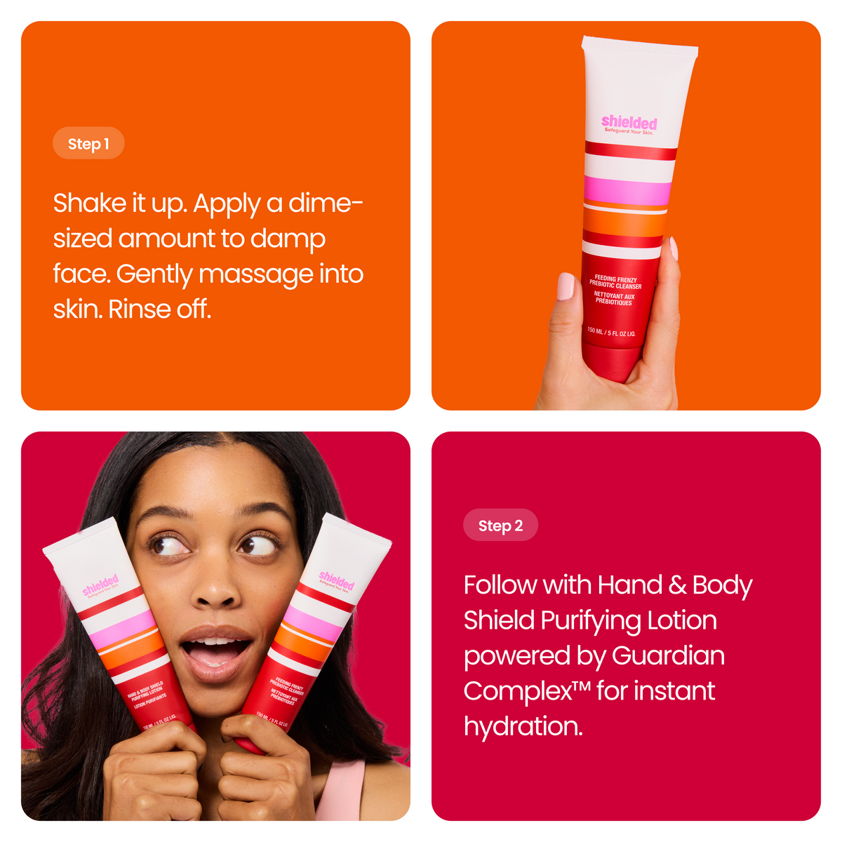 Routine Ready Feeding Frenzy Prebiotic Cleanser for daily home and personal routines with facial skin and sun care