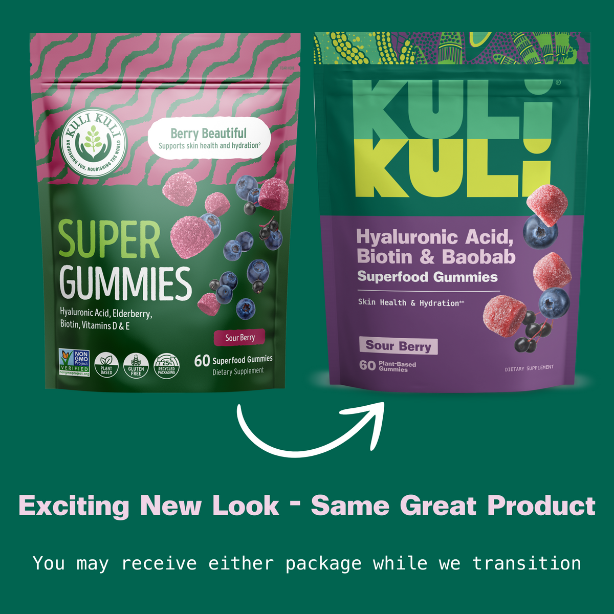 Home Essentials Berry Beautiful SuperGummies for daily home and personal routines with pantry foods and beverages