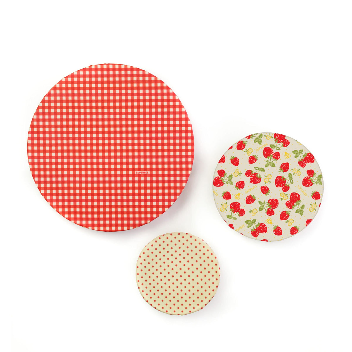 Daily Care Beeswax Wrap Beeginner Set for daily home and personal routines with pantry foods and beverages