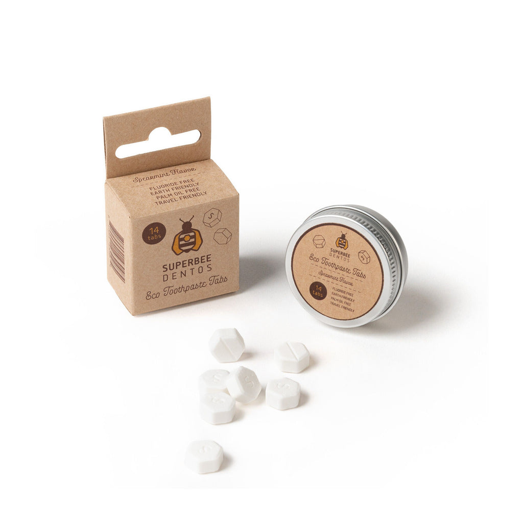 Dentos Eco Toothpaste Tabs, Fluoride Free