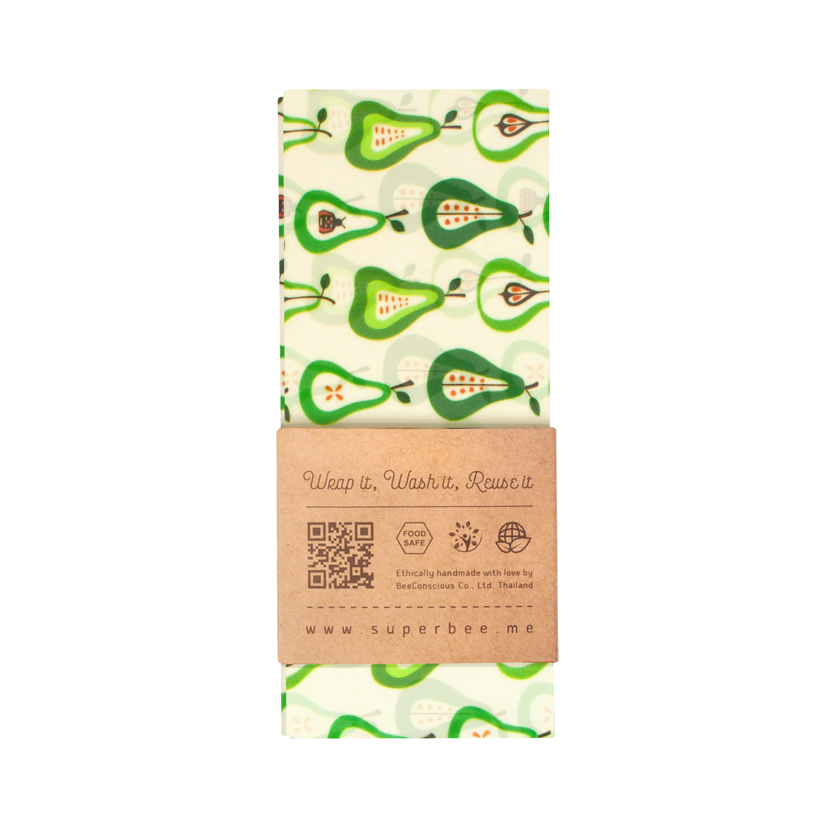 Everyday Home Essentials Beeswax Wraps 5-Pack Reusable Food Wraps, Mixed Prints for daily home and personal routines with pantry foods and beverages