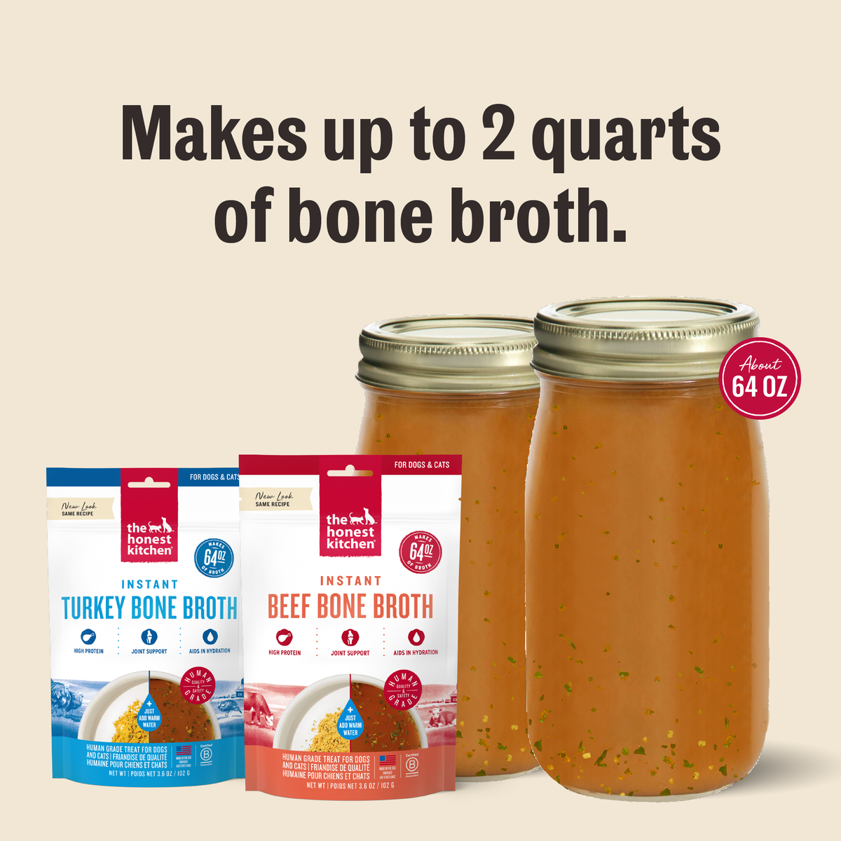 Everyday Home Instant Beef Dog Bone Broth with Turmeric for daily home and personal routines with pet care treats and accessories