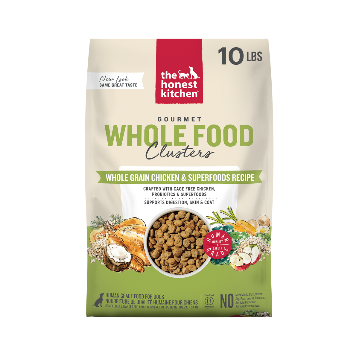 Dry Dog Food, Whole Grain Chicken Whole Food Clusters