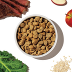 Practical Living Dry Dog Food, Whole Grain Beef and Oat Whole Food Clusters for daily home and personal routines with pet care treats and accessories