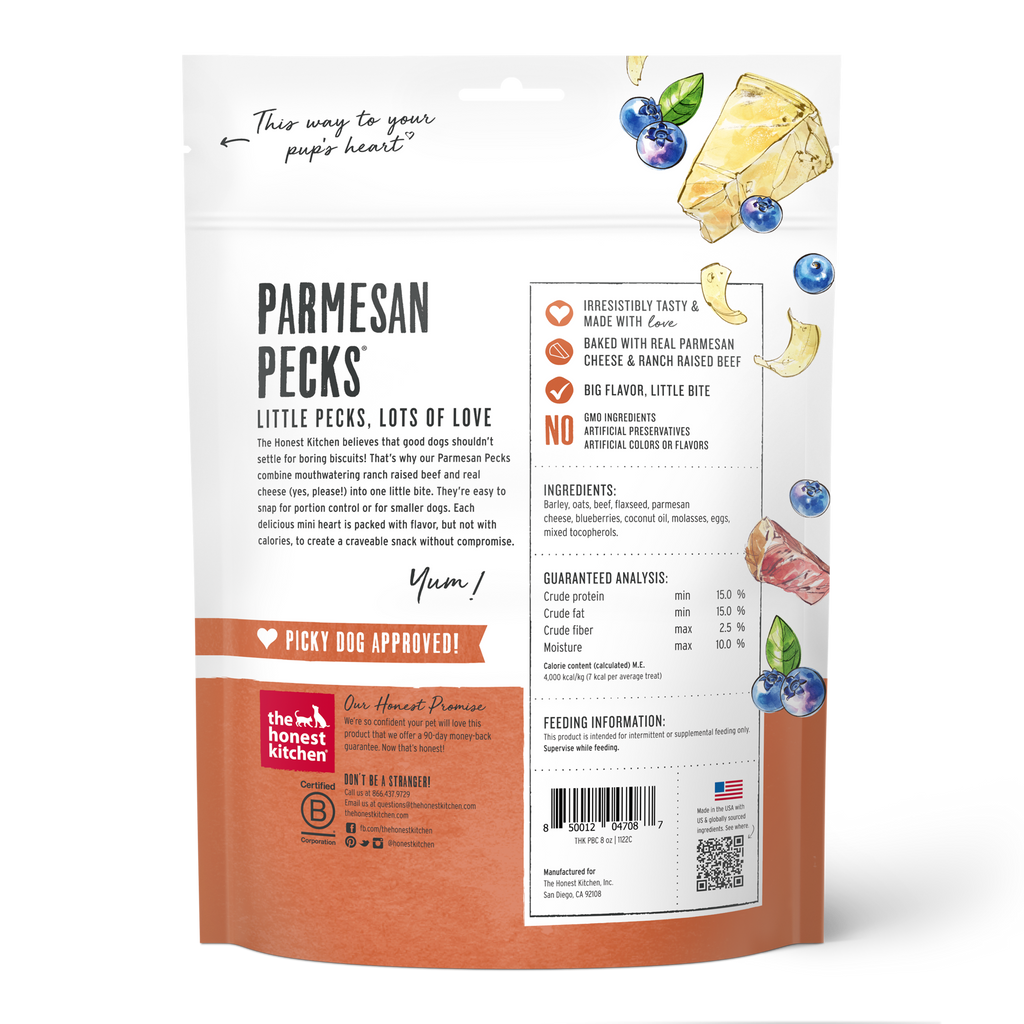 Practical Living Dog Treat Parmesan Pecks, Beef and Blueberry for daily home and personal routines with pet care treats and accessories
