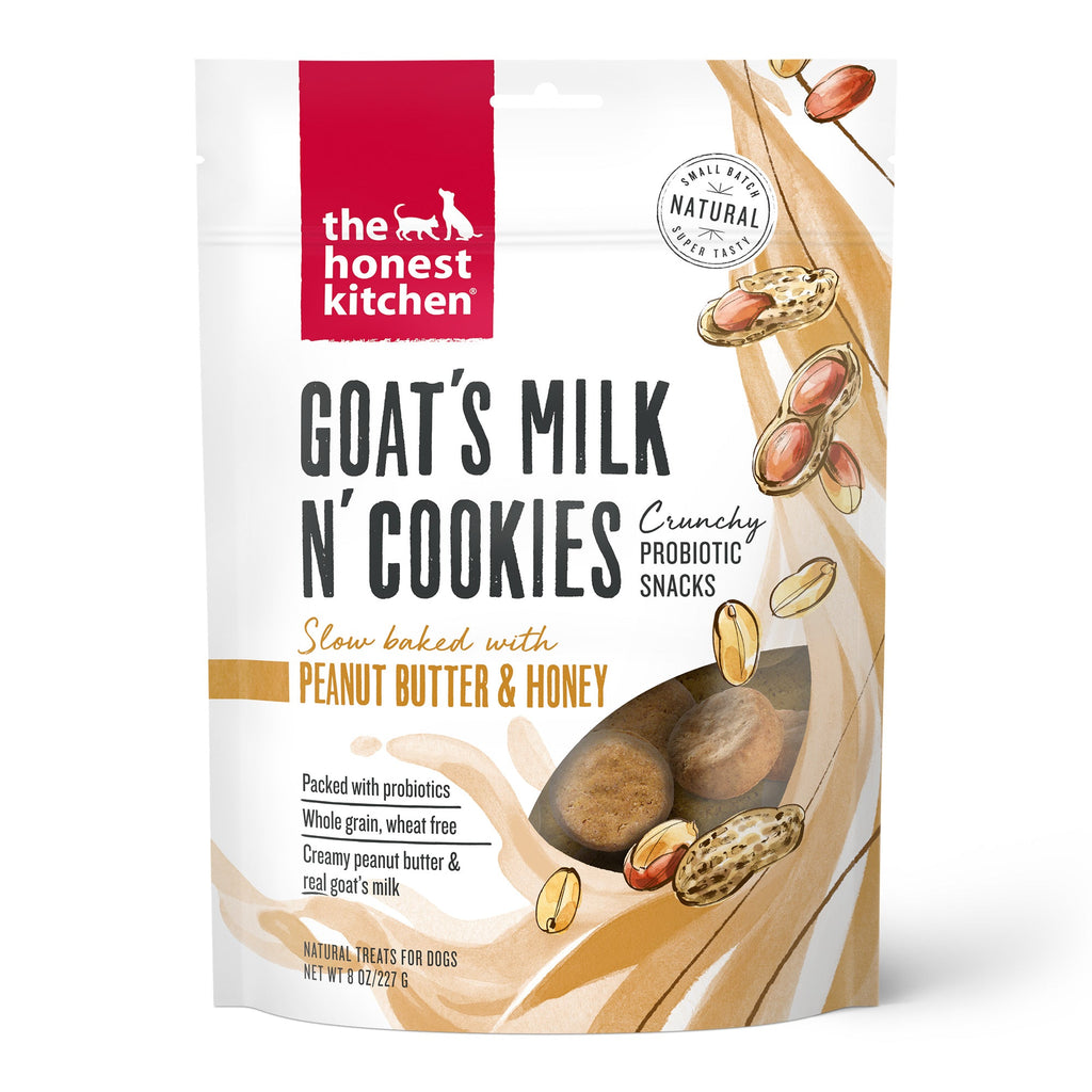 Dog Treat Peanut Butter & Honey Goat's Milk N' Cookies