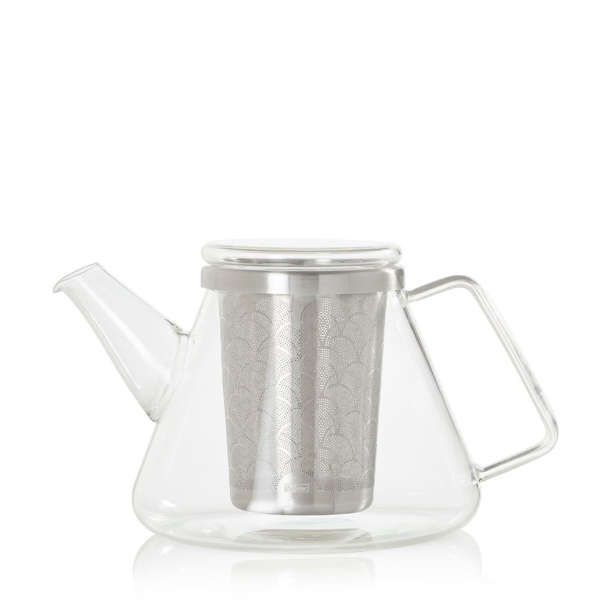 Everyday Home Borosilicate Glass Teapot with Stainless Steel Infuser + Candle Warmer for daily home and personal routines with pet care treats and accessories