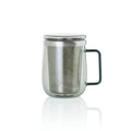 Borosilicate Glass Tea Mug with Stainless Steel Tea Infuser