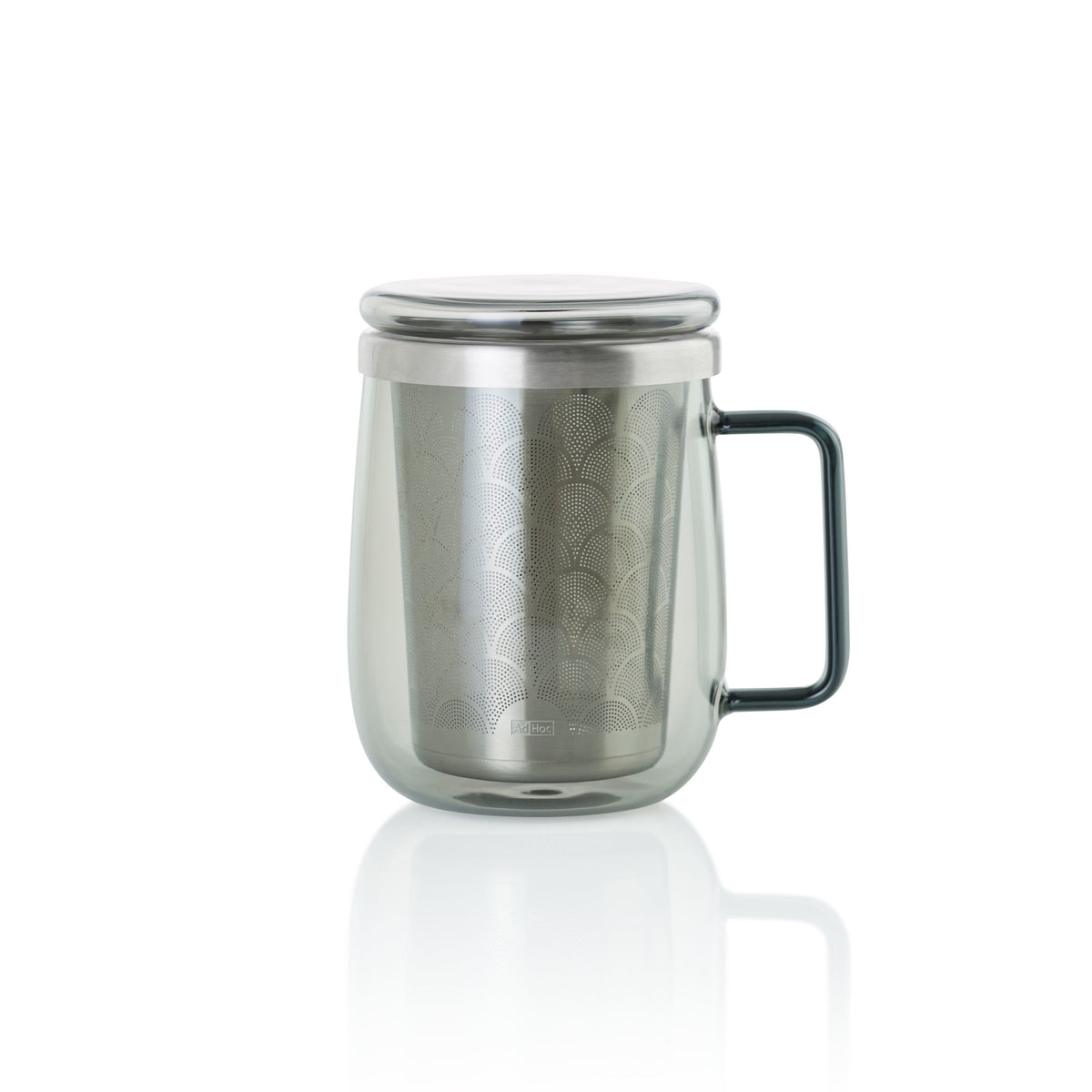 Borosilicate Glass Tea Mug with Stainless Steel Tea Infuser