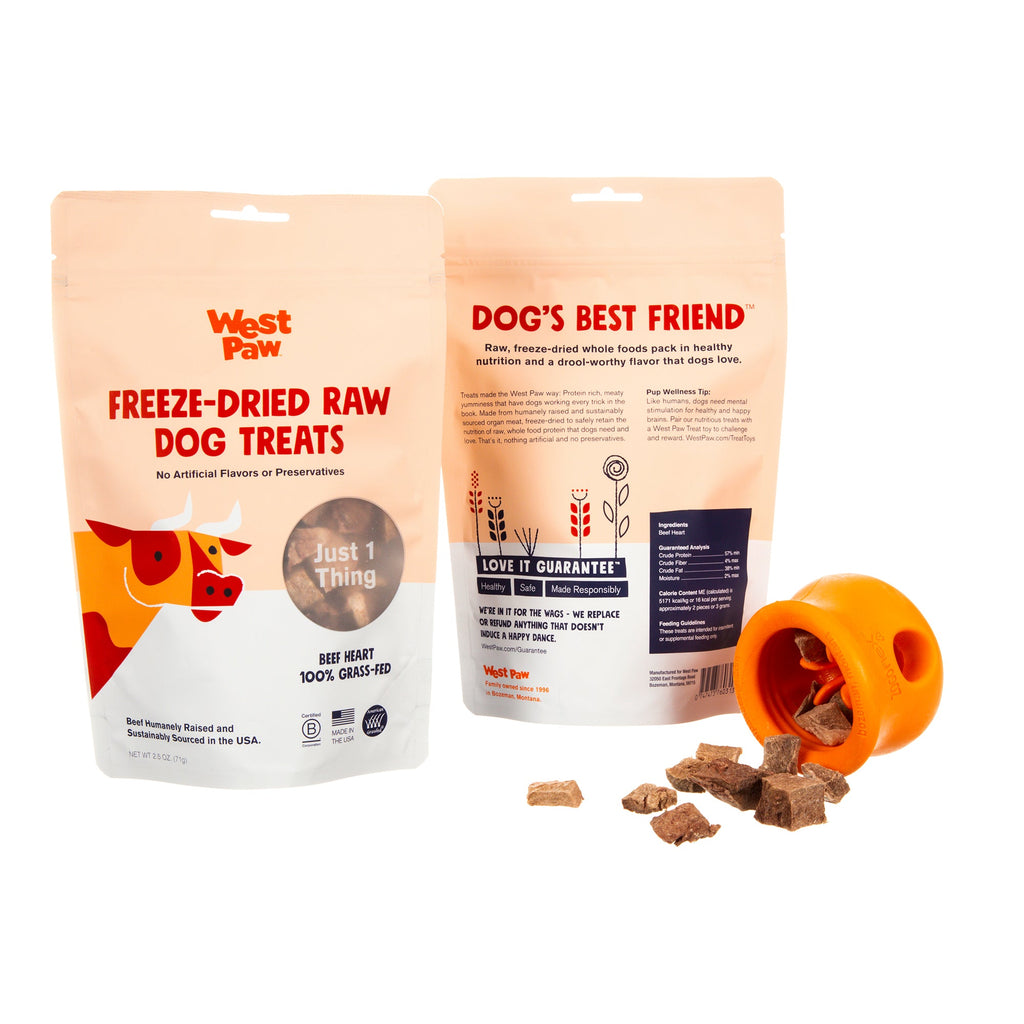 Routine Ready Dog Treat - Freeze-Dried Grass-Fed Beef Heart, Single Ingredient for daily home and personal routines with pet care treats and accessories