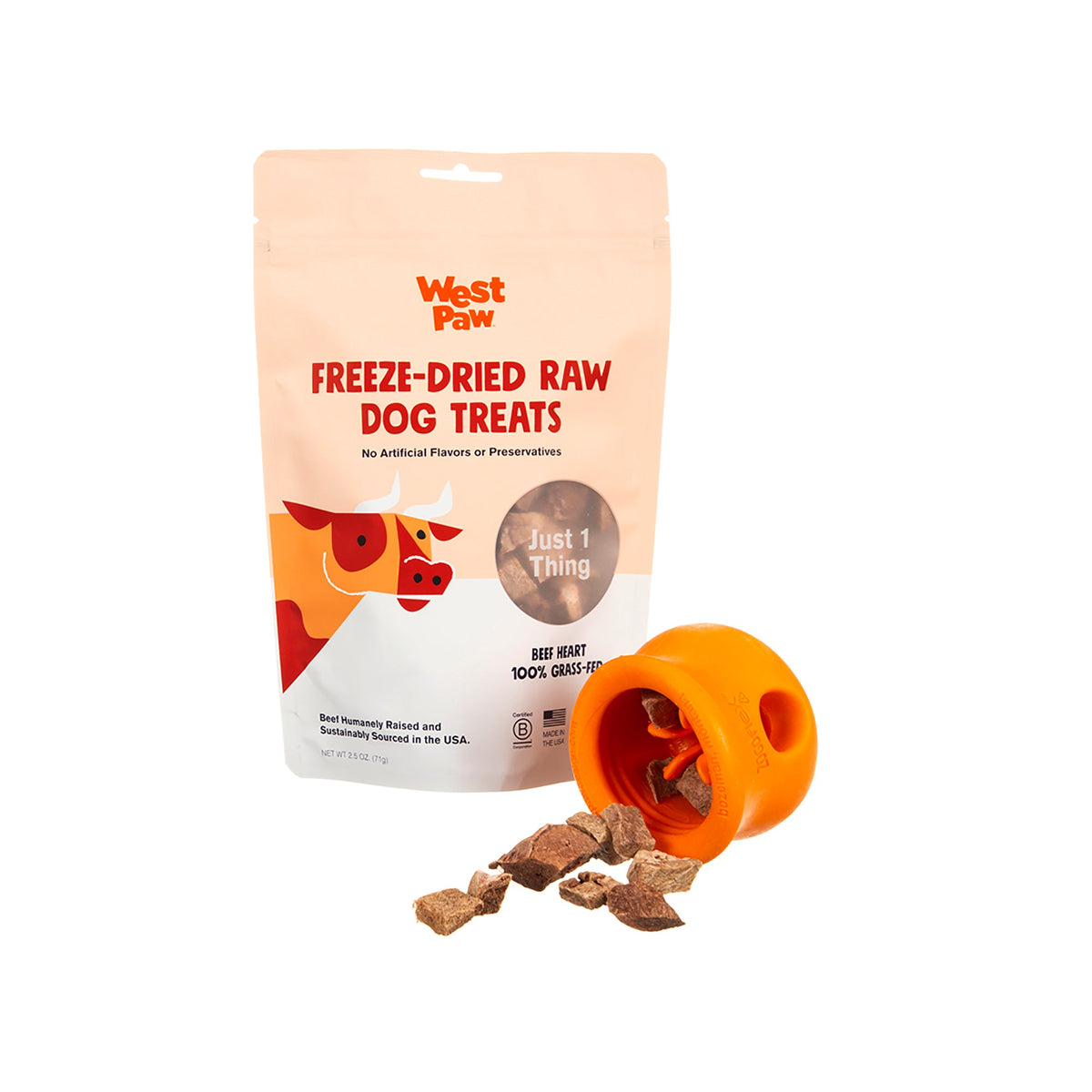 Routine Ready Dog Treat - Freeze-Dried Grass-Fed Beef Heart, Single Ingredient for daily home and personal routines with pet care treats and accessories