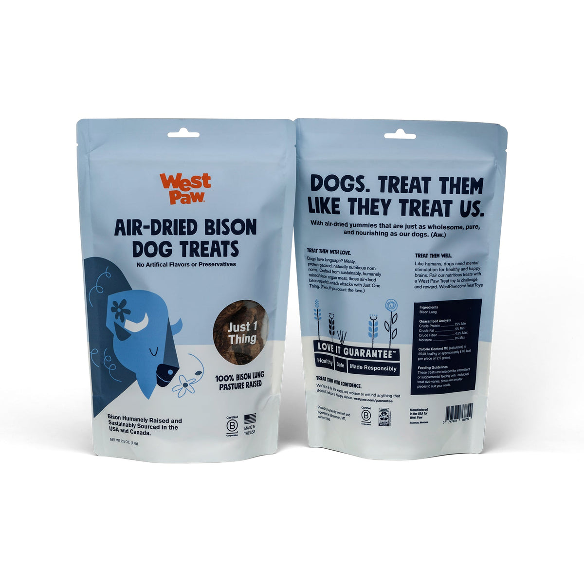 Practical Living Dog Treat - Air-Dried Bison Lung, High Protein Single Ingredient for daily home and personal routines with pet care treats and accessories