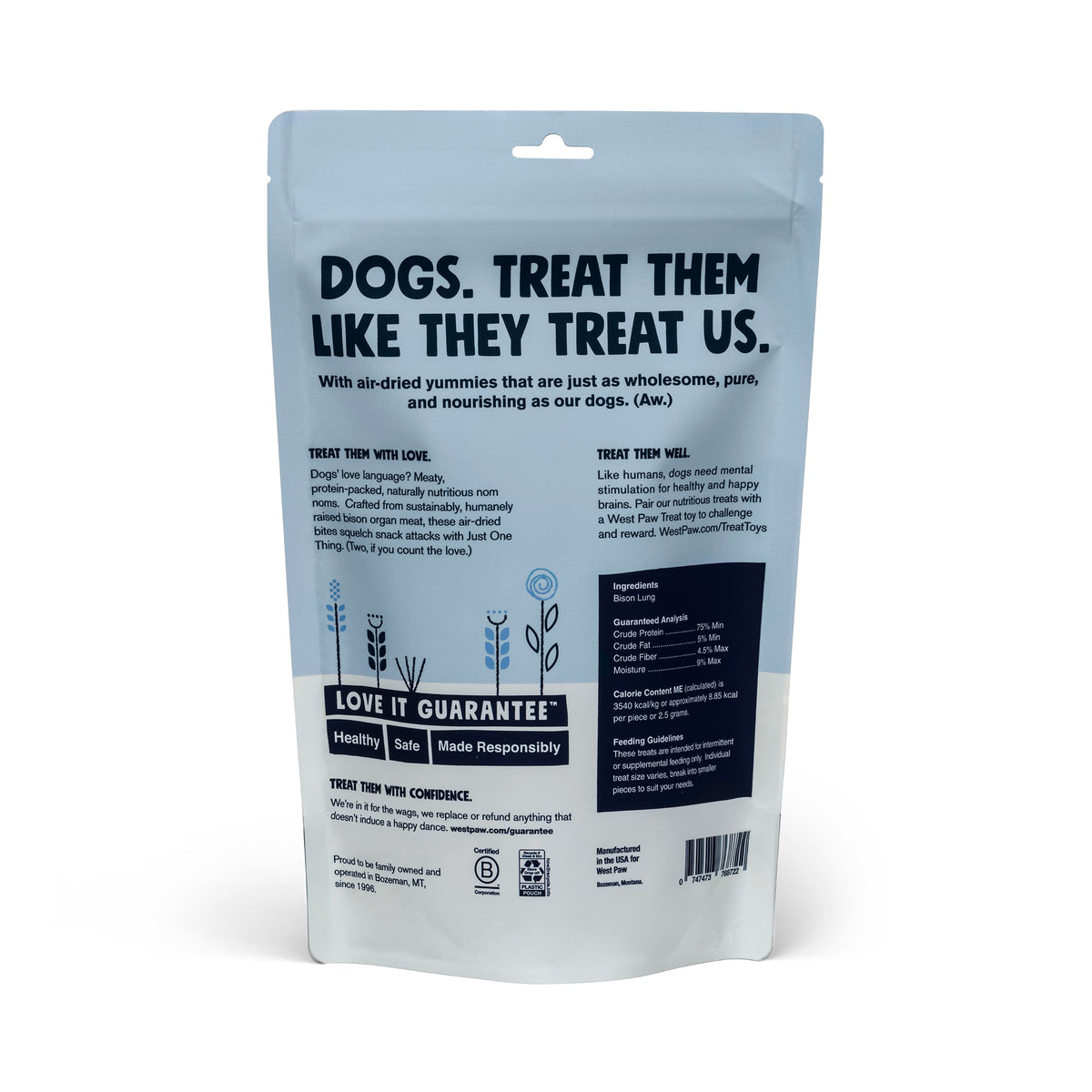 Practical Living Dog Treat - Air-Dried Bison Lung, High Protein Single Ingredient for daily home and personal routines with pet care treats and accessories