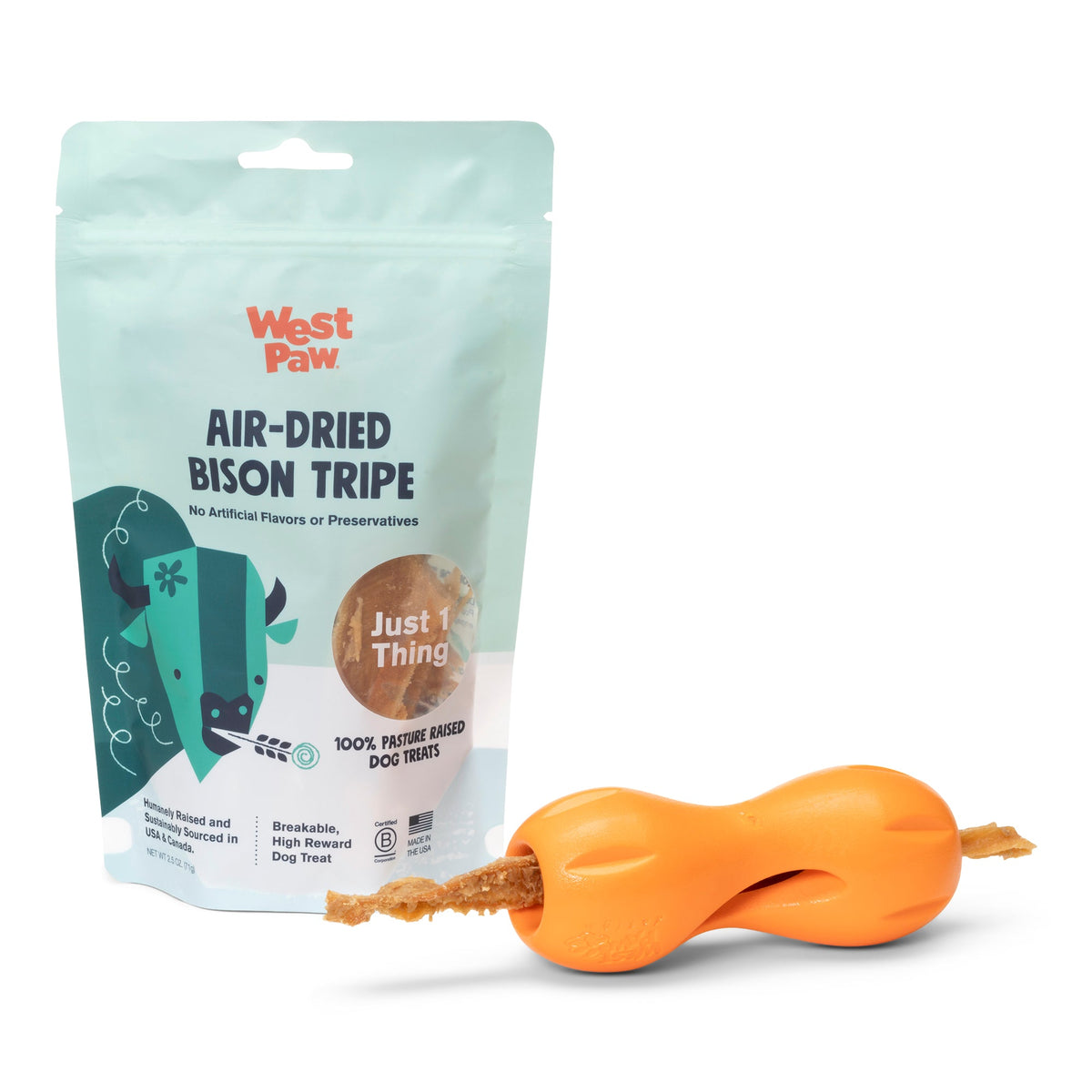 Home Essentials Dog Treat - Air-Dried Bison Tripe, Natural Source of Protein and Omegas for daily home and personal routines with pet care treats and accessories
