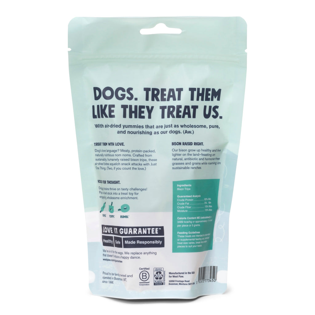 Home Essentials Dog Treat - Air-Dried Bison Tripe, Natural Source of Protein and Omegas for daily home and personal routines with pet care treats and accessories