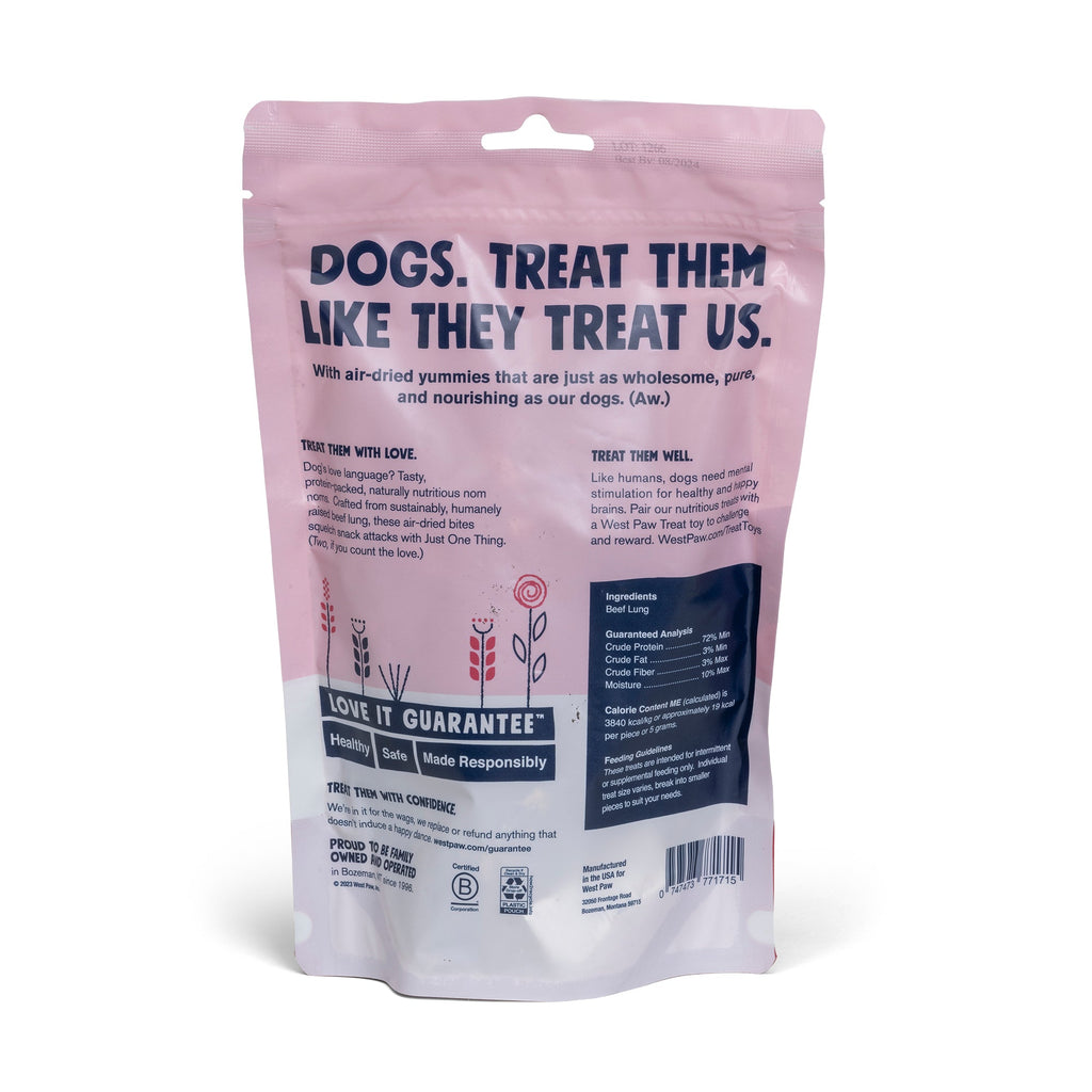 Practical Living Dog Treat Air-Dried Beef Lung, High Protein for Muscle and Energy for daily home and personal routines with pet care treats and accessories