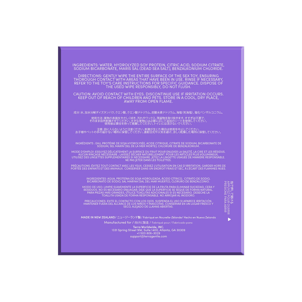 Everyday Home Initimate Toy Cleaning Wipes, Individually Wrapped for daily home and personal routines with cleaning laundry and paper products