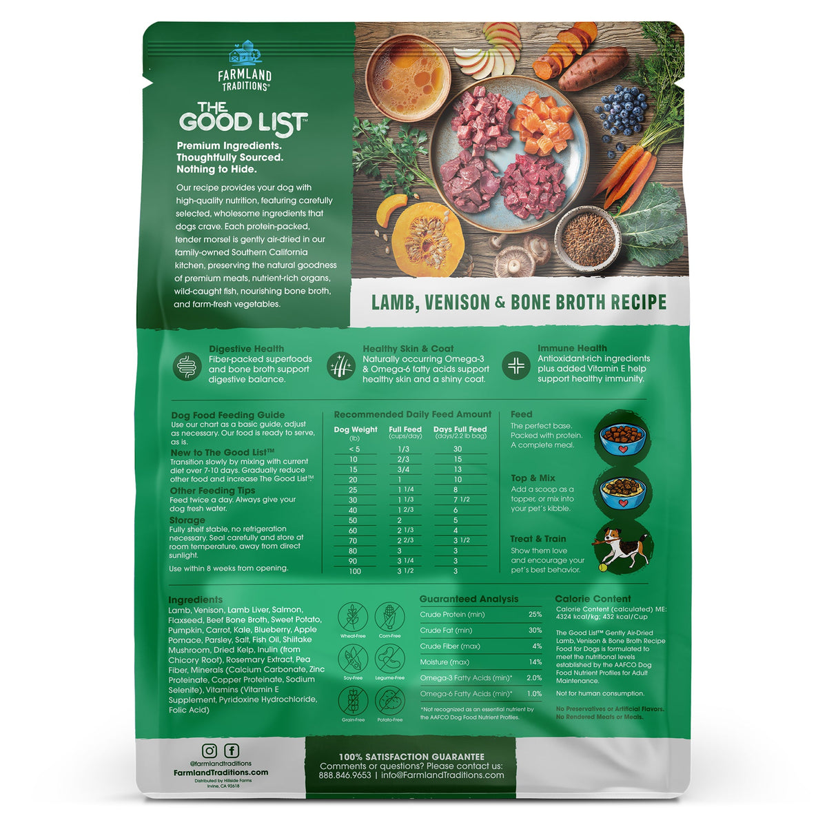 Practical Living Lamb, Venison and Bone Broth Recipe, Food, Topper, and Mixer for Dogs for daily home and personal routines with pet care treats and accessories