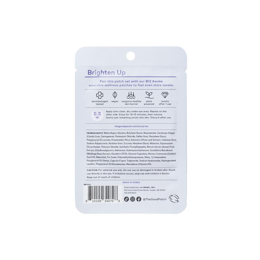 Practical Living Brighten-Up Hydrogel Undereye Patch for daily home and personal routines with general everyday essentials