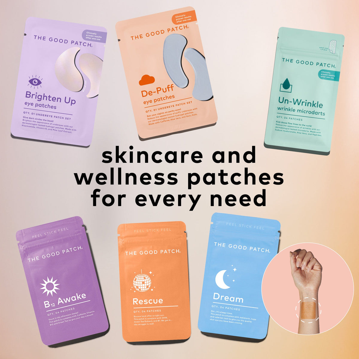 Practical Living Brighten-Up Hydrogel Undereye Patch for daily home and personal routines with general everyday essentials