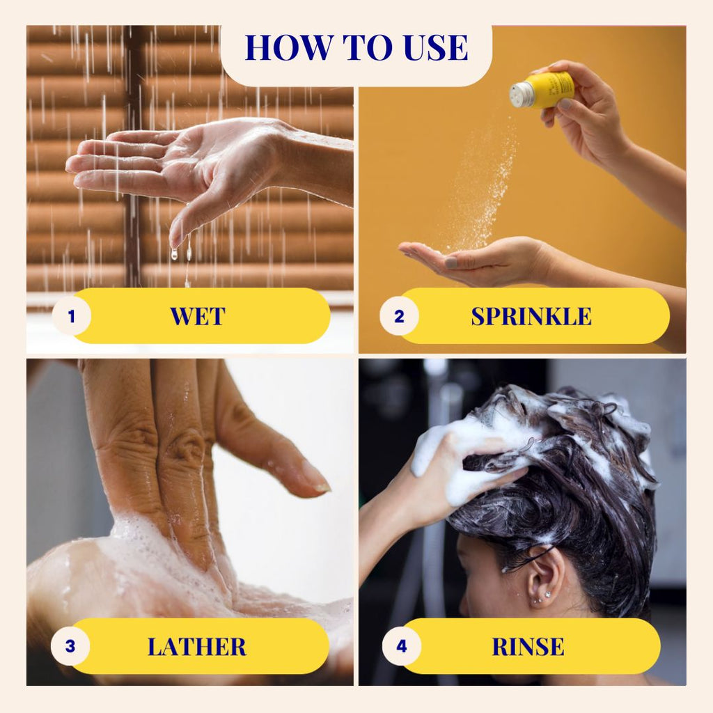 Everyday Home Invigorating Powder Shampoo for Thinning and Ageing Hair for daily home and personal routines with hair care