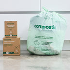 Routine Ready 13 Gallon Home Compostable Trash Bags for daily home and personal routines with cleaning laundry and paper products