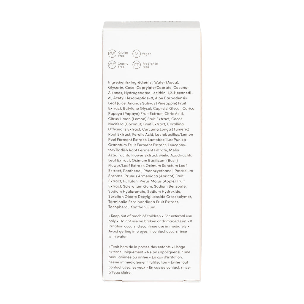 Routine Ready Enhanced Pineapple Peptide Nectar for daily home and personal routines with facial skin and sun care