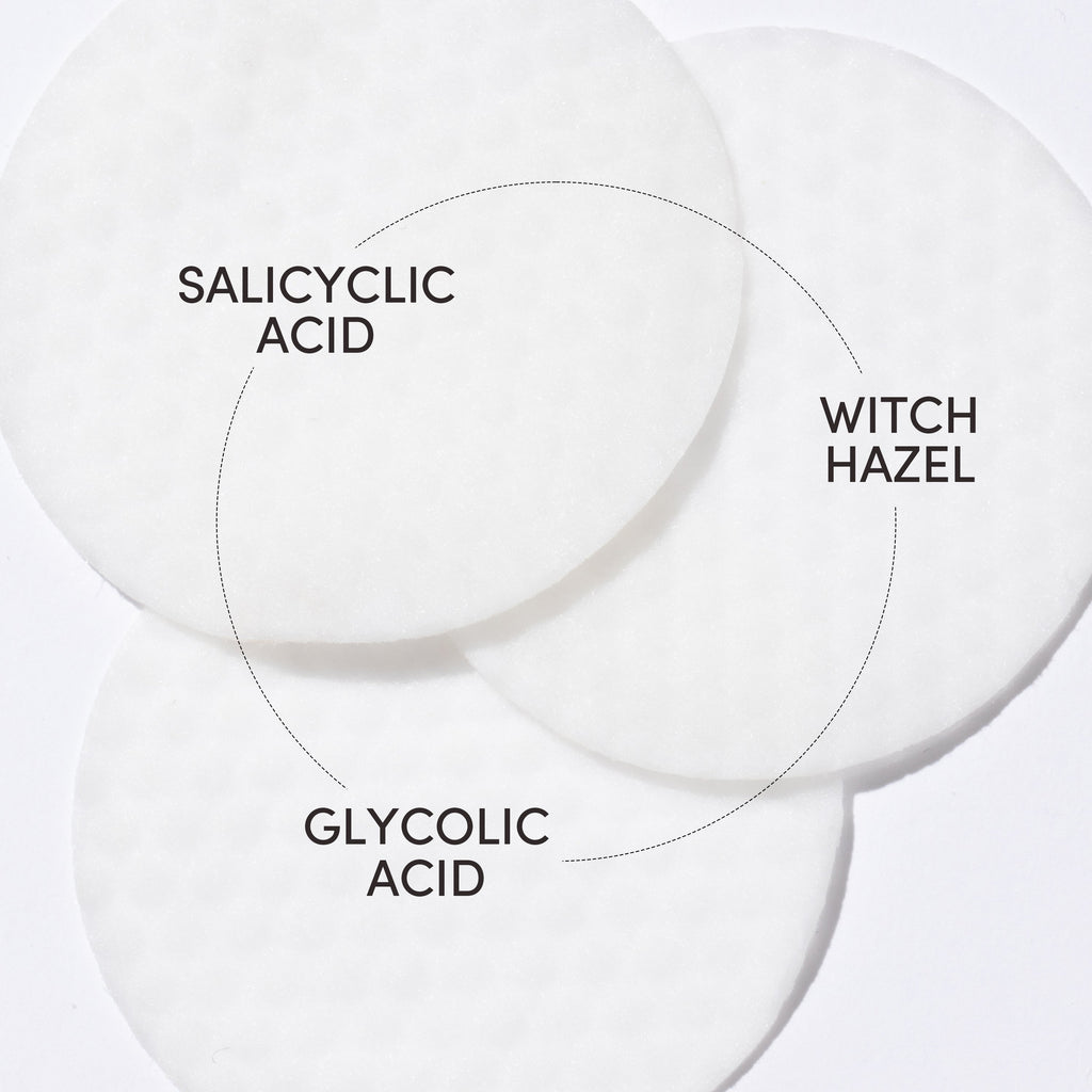 Practical Living Glycolic Pads for daily home and personal routines with facial skin and sun care