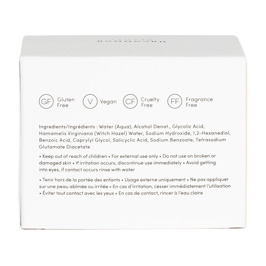Practical Living Glycolic Pads for daily home and personal routines with facial skin and sun care