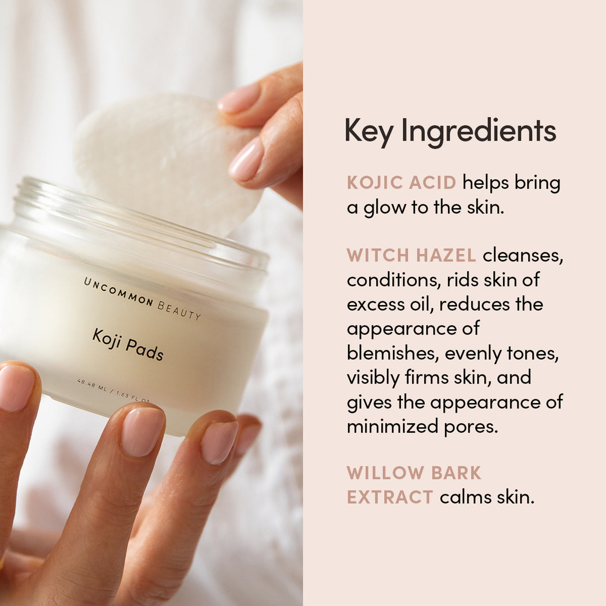 Daily Care Koji Pads for daily home and personal routines with facial skin and sun care