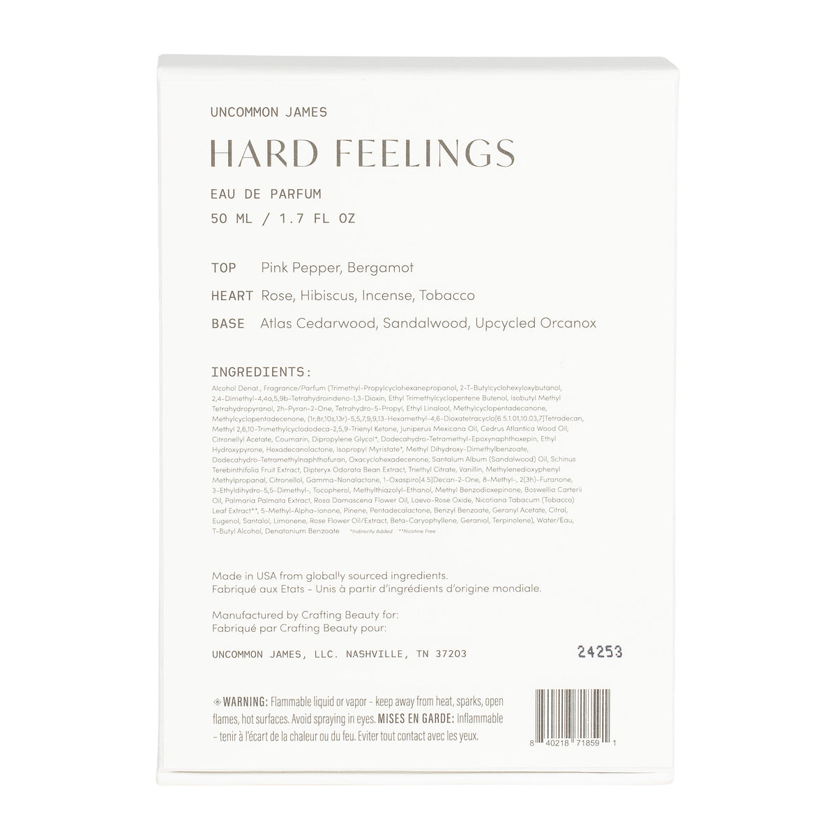 Practical Living Hard Feelings Eau de Parfum for daily home and personal routines with general everyday essentials