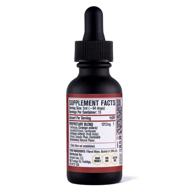 Home Essentials Cordyceps+ Liquid Double Extract - Energy and Endurance Support for daily home and personal routines with general everyday essentials