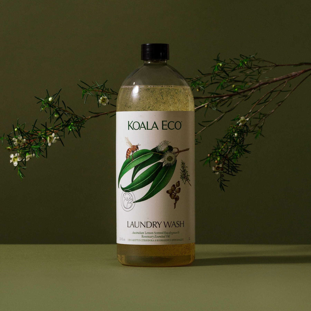 Home Essentials Laundry Wash - Lemon-Scented Eucalyptus and Rosemary for daily home and personal routines with cleaning laundry and paper products