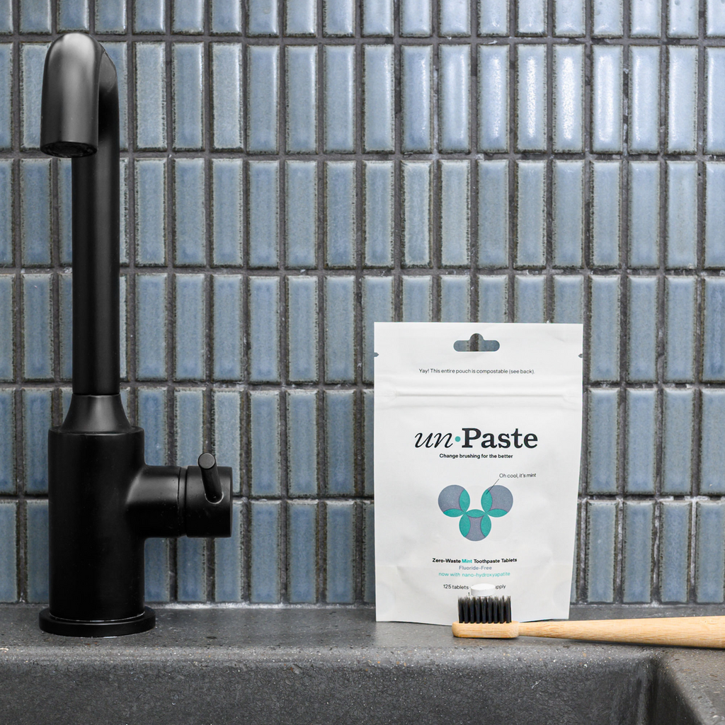 Daily Care Fluoride included Mint Toothpaste Tablets for daily home and personal routines with oral care